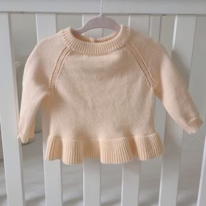 Jamie Kay Ava knit sweater peachy 3-6 months baby girl